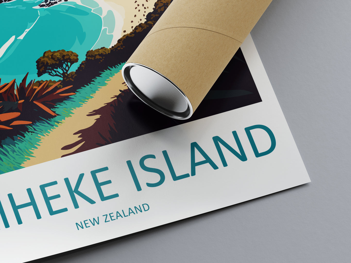 Waiheke Island New Zealand Travel Poster