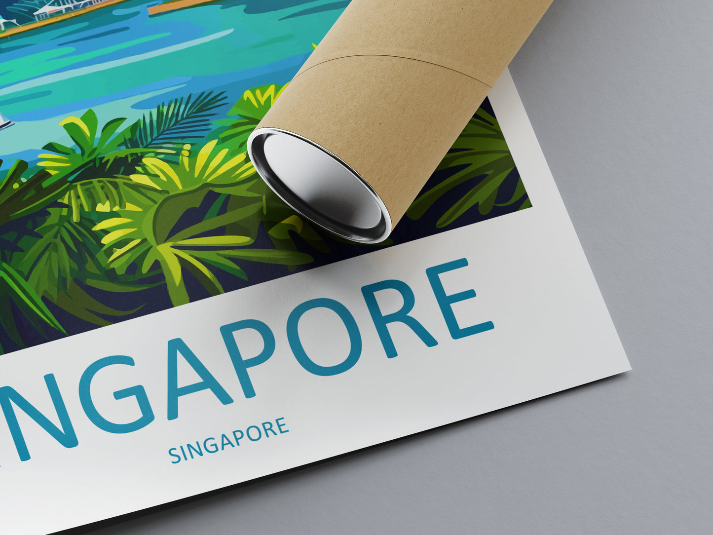 Singapore Asia Travel Poster