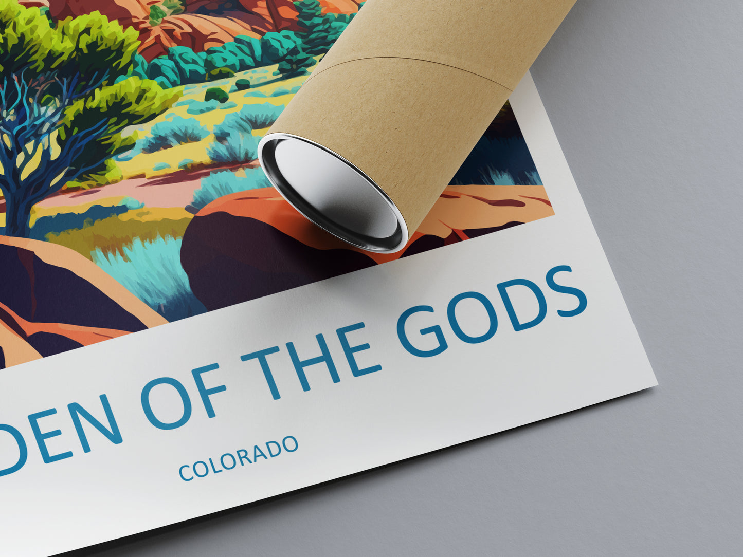 Gardens Of The Gods USA Travel Poster