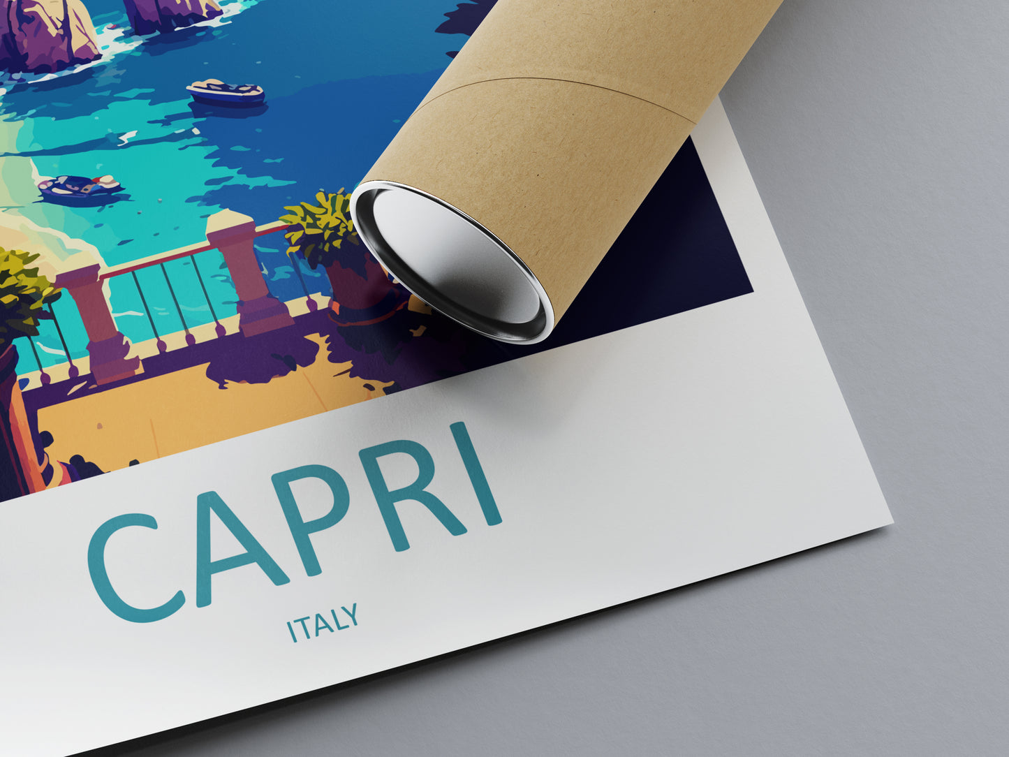 Capri Italy Travel Poster