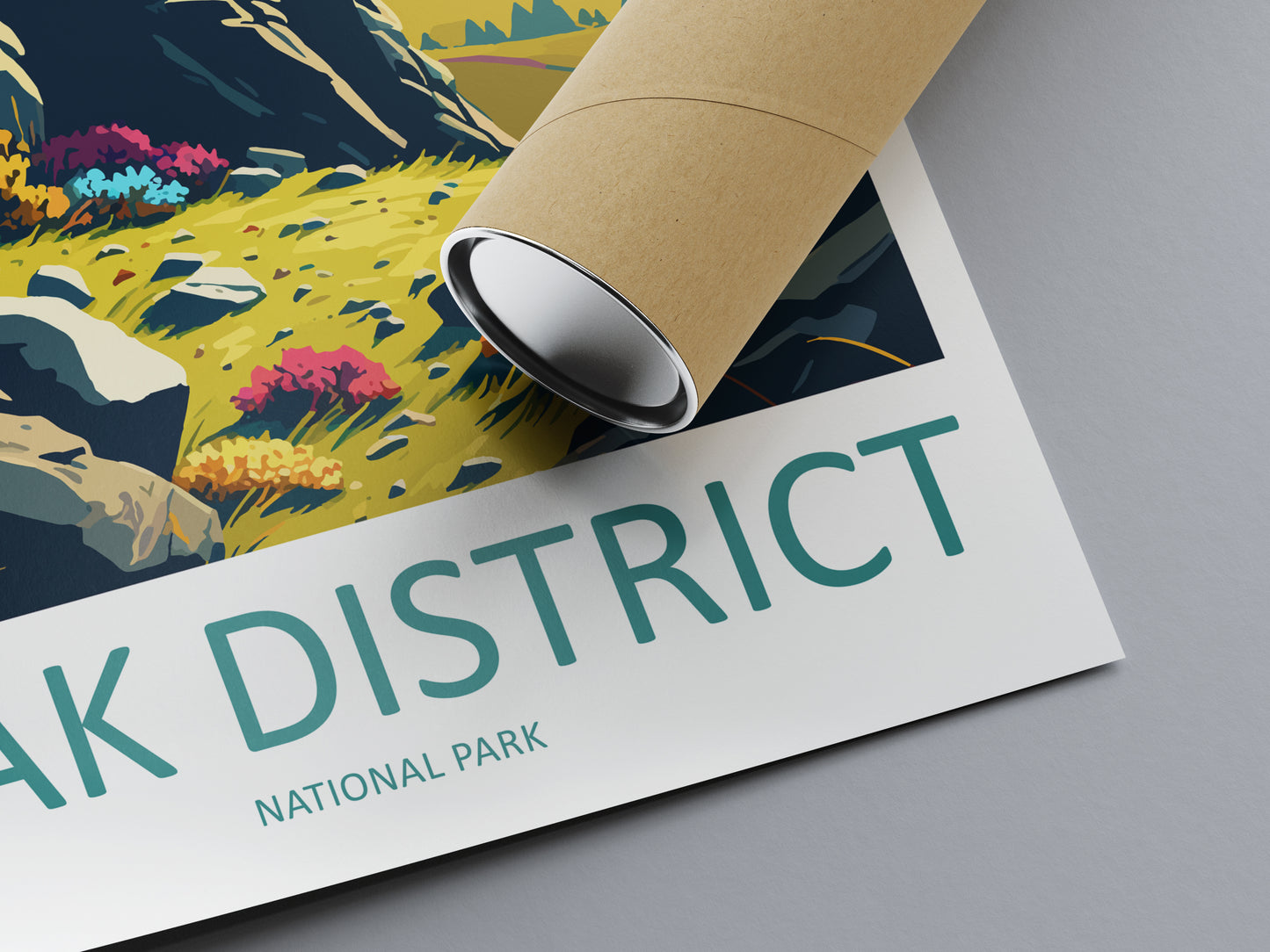 Peak District National Park Travel Poster