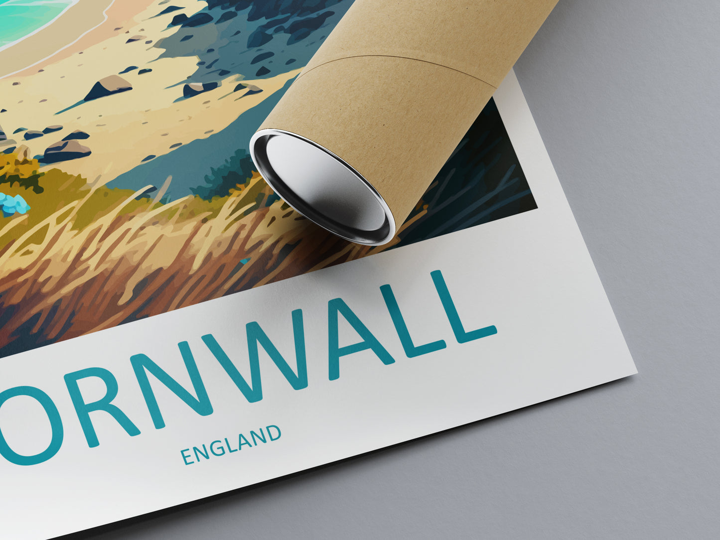 Cornwall England Travel Poster