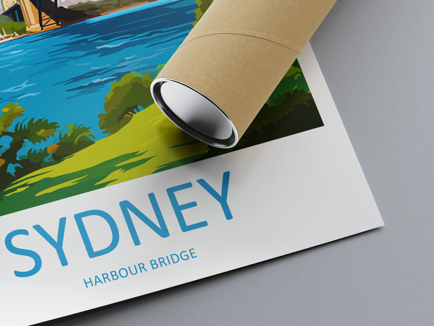 Sydney Harbour Bridge Australia Travel Poster