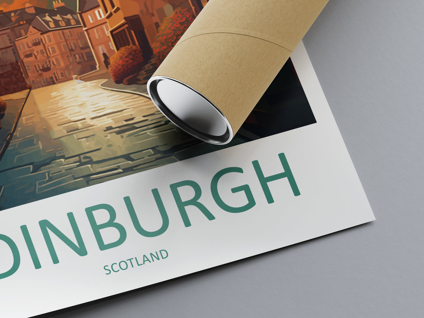 Edinburgh Scotland Travel Poster