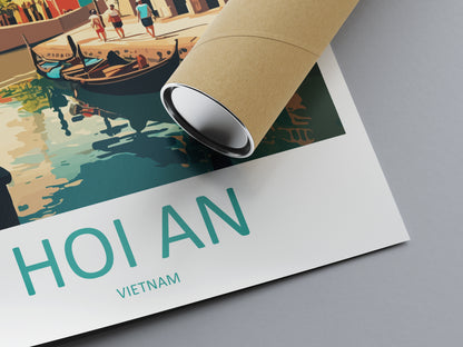 Hoi An Vietnam Travel Poster