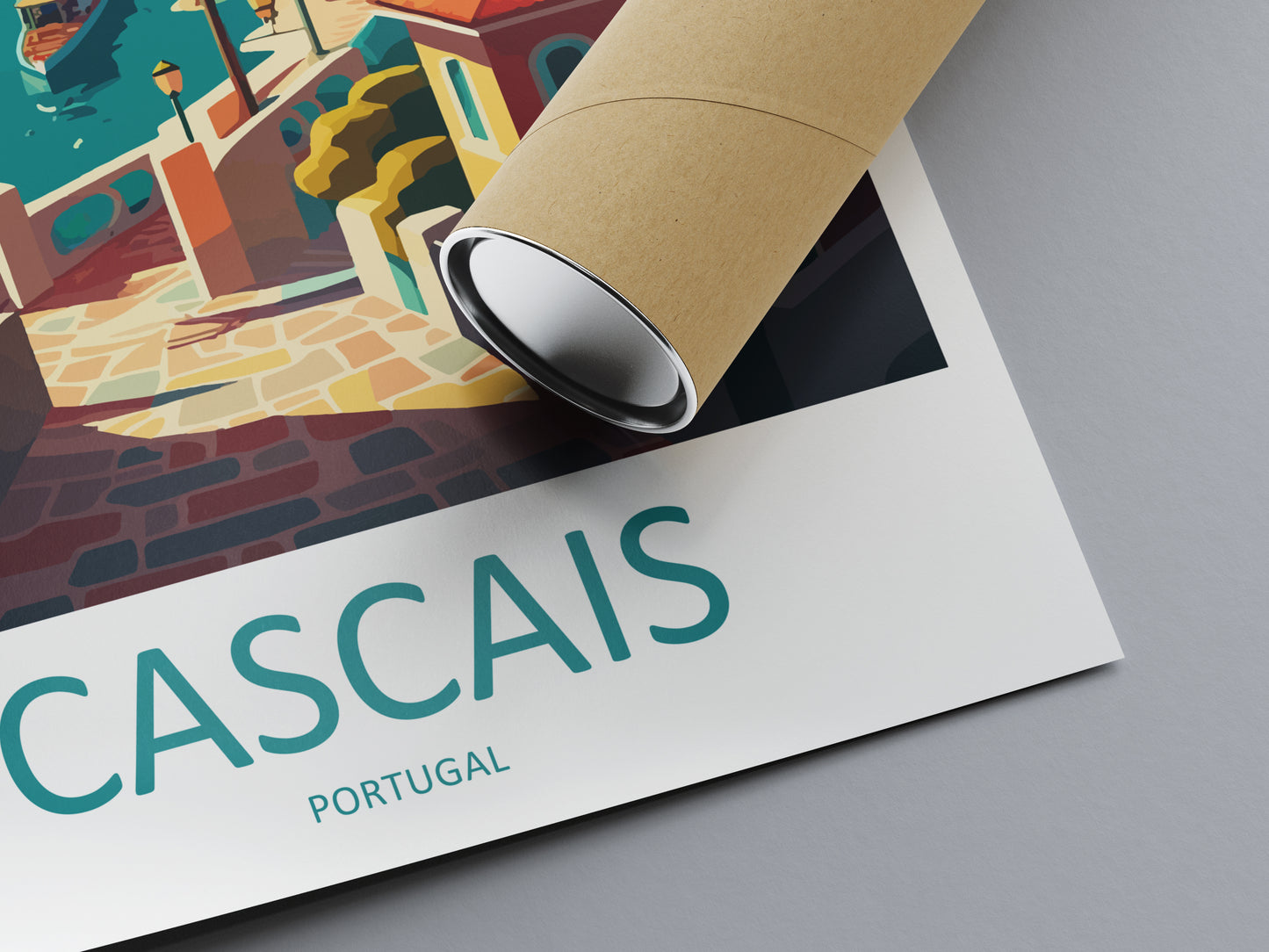 Cascais Portugal Travel Poster