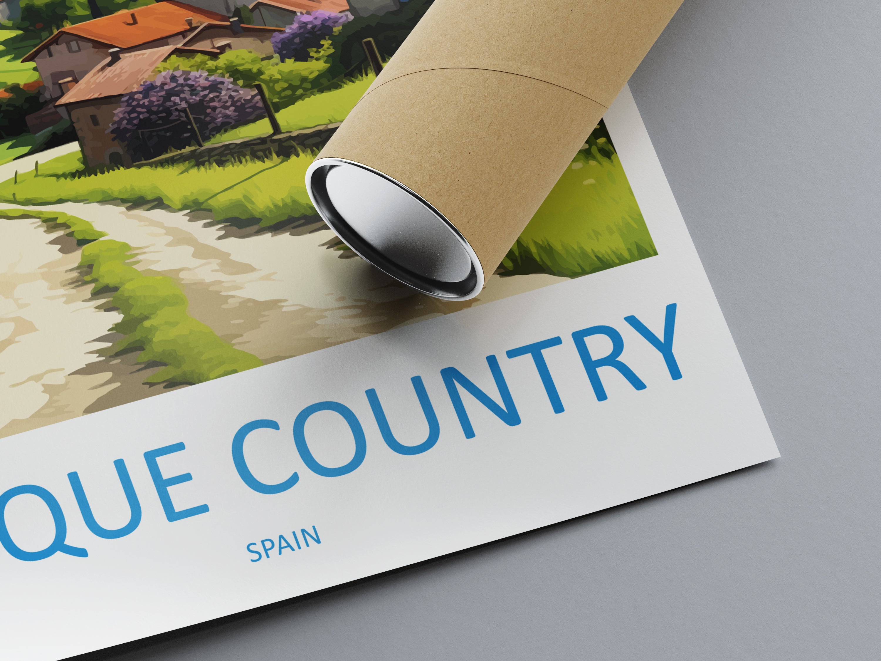 Basque Country Travel Poster