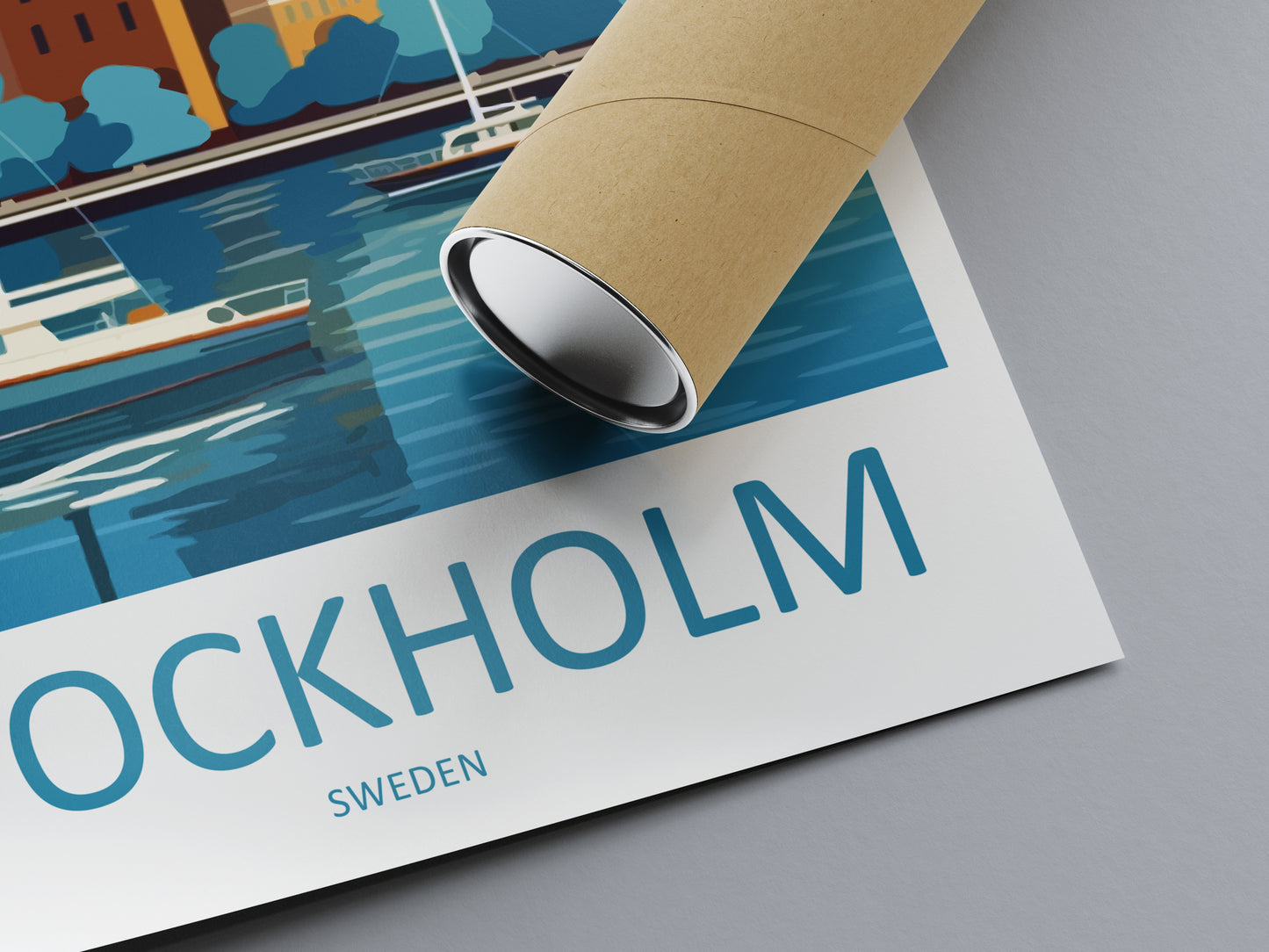 Stockholm Sweden Travel Poster