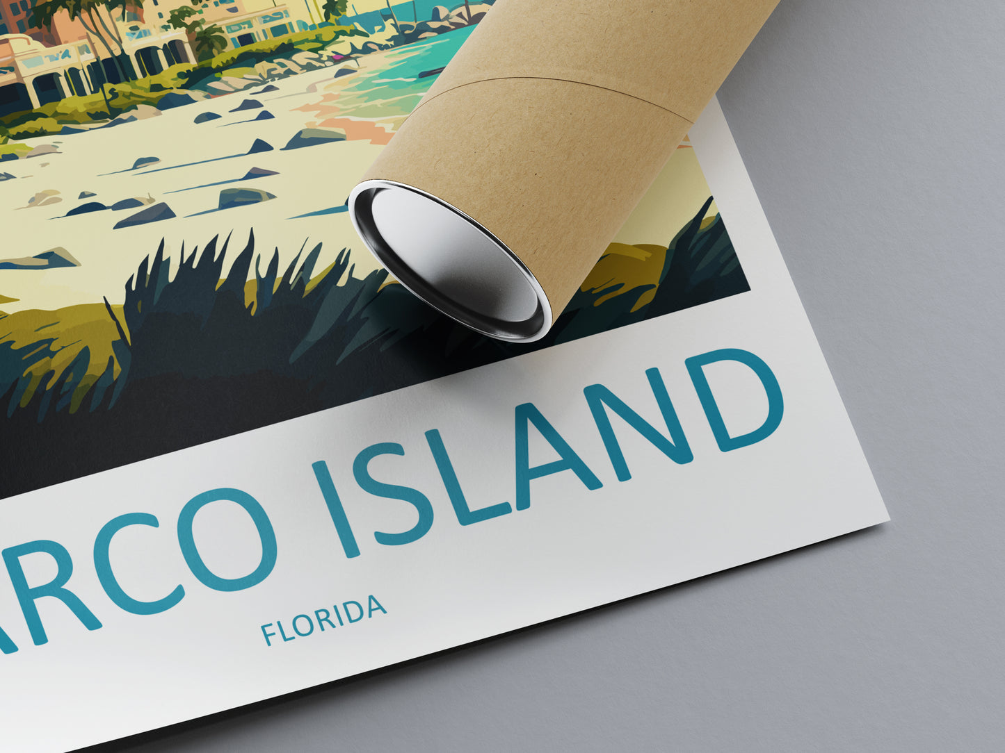 Marco Island USA Travel Poster