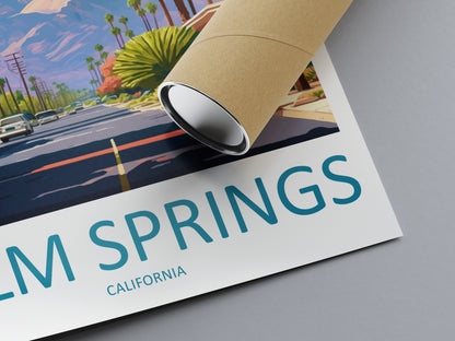 Palm Springs USA Travel Poster