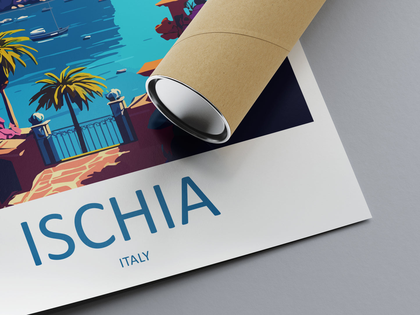 Ischia Italy Travel Poster