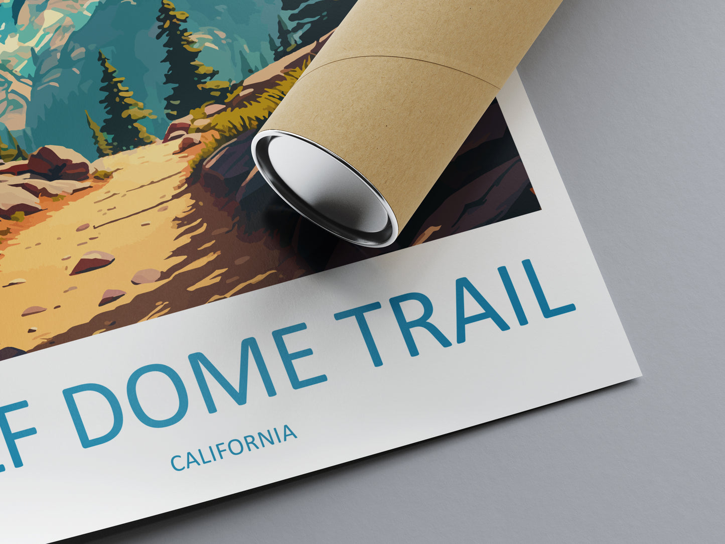 Half Dome Trail USA Travel Poster