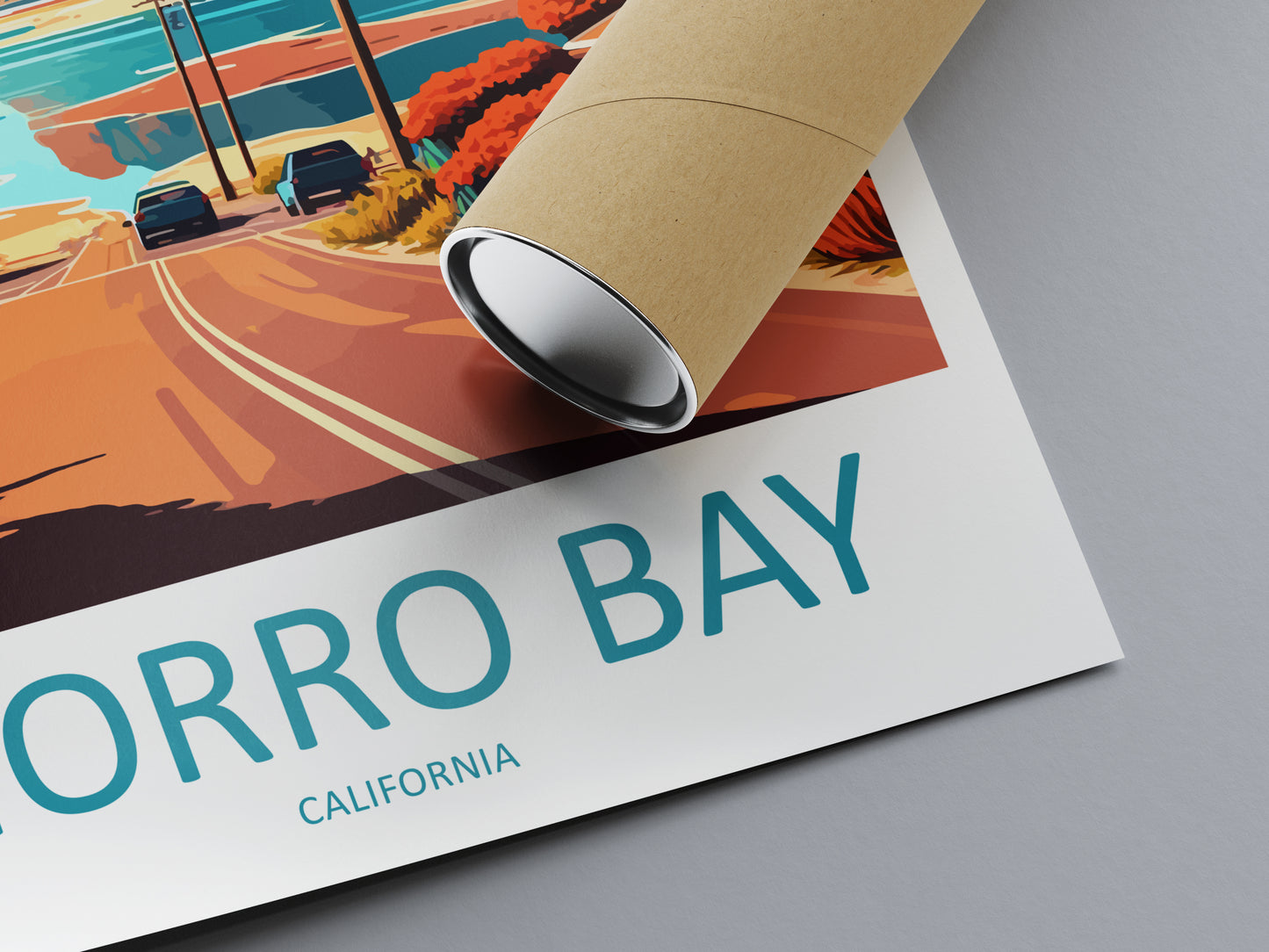 Morro Bay USA Travel Poster