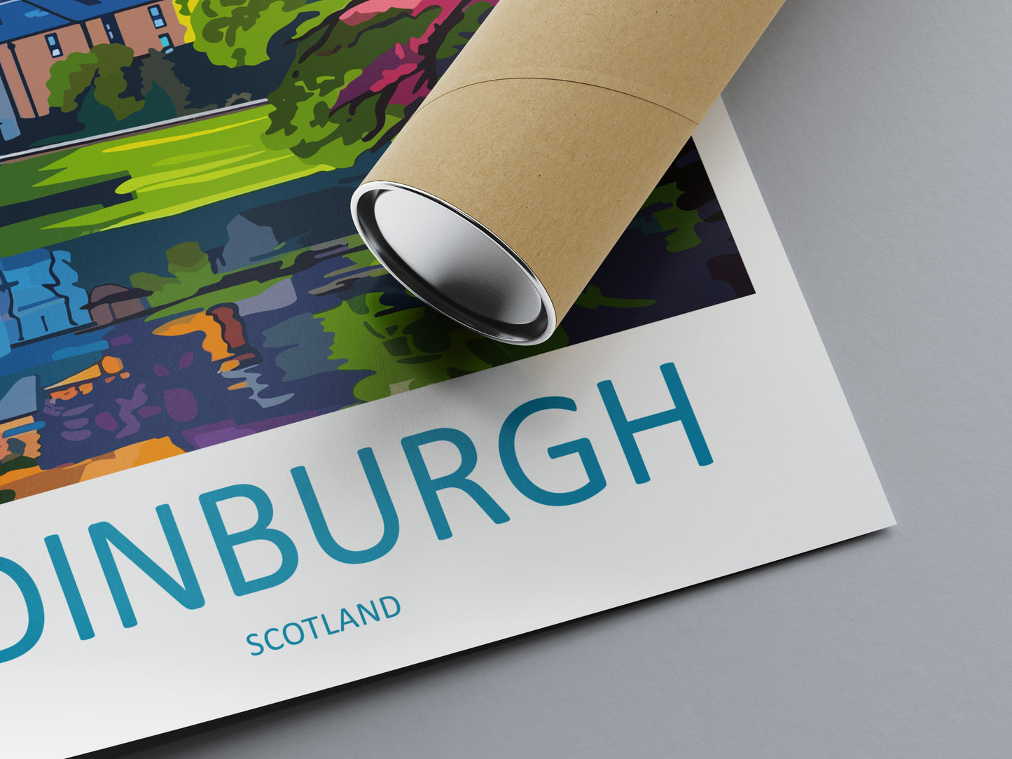 Edinburgh Scotland Travel Poster