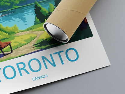 Toronto Canada Travel Poster