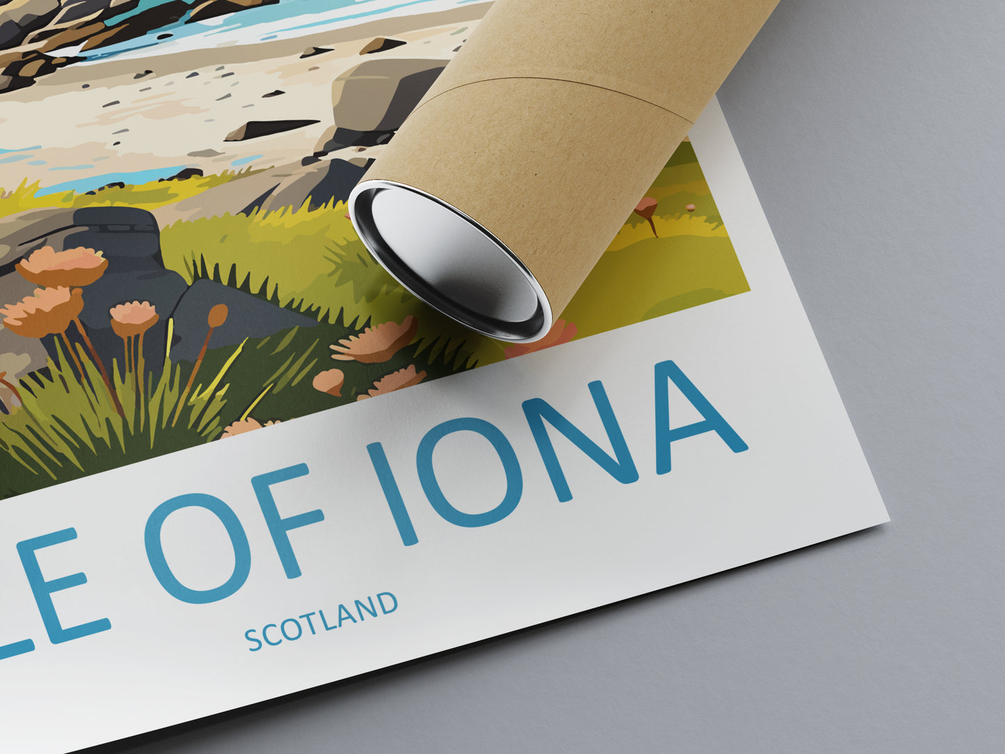 Isle Of Iona Scotland Travel Poster