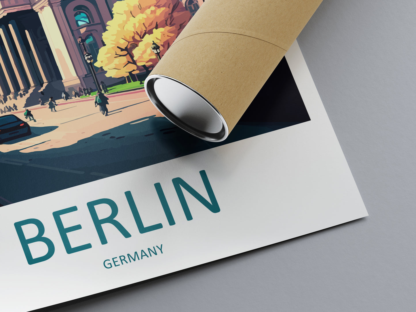 Berlin Germany Travel Poster