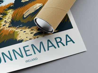 Connemara Ireland Travel Poster