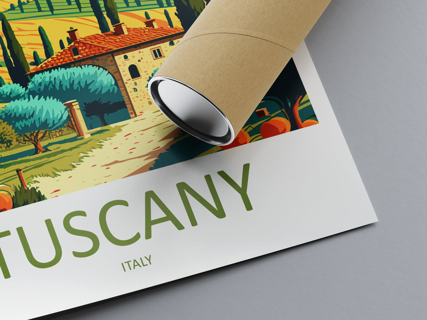 Tuscany Italy Travel Poster