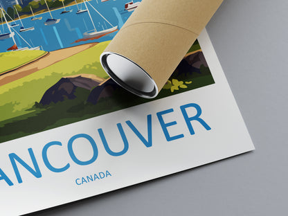 Vancouver Canada Travel Poster