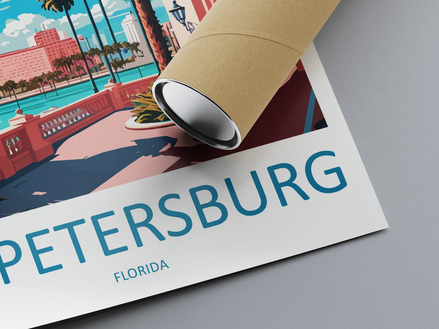 St. Petersburg Travel Poster