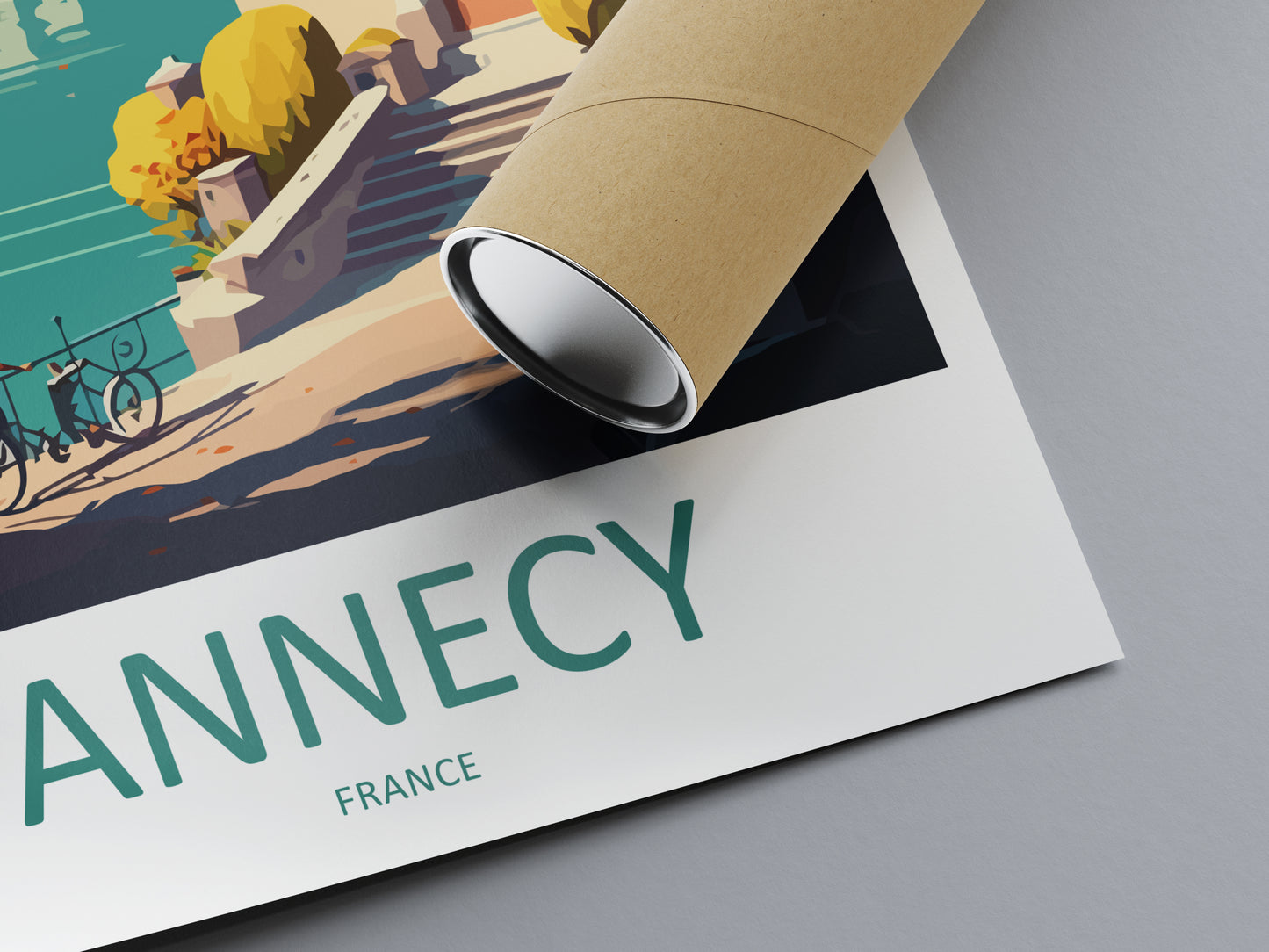 Annecy France Travel Poster