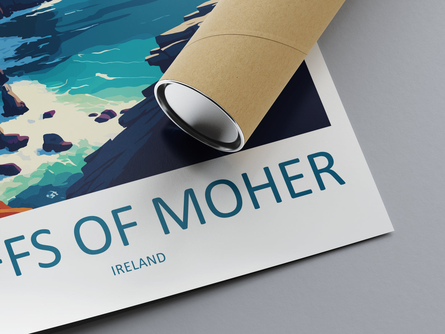 Cliffs Of Moher Ireland Travel Poster