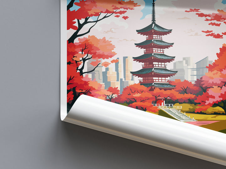 Tokyo Japan Travel Poster