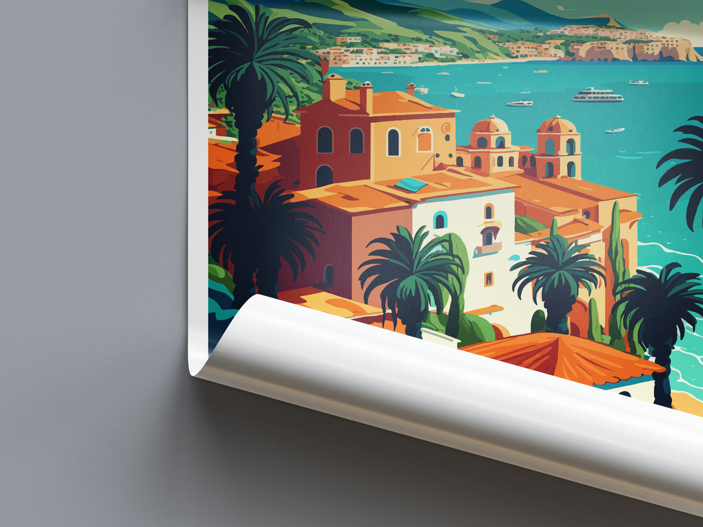Sicily Italy Travel Poster