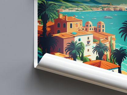 Sicily Italy Travel Poster