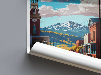 Leadville USA Travel Poster