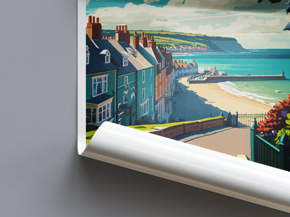 Lyme Regis England Travel Poster