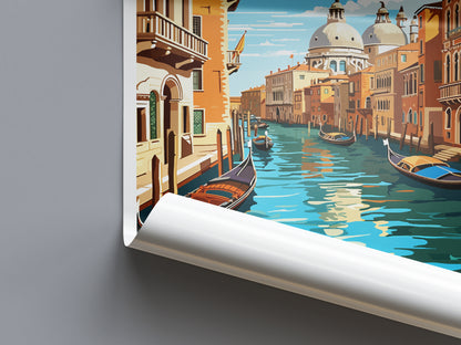 Venice Italy Travel Poster