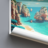 Algarve Portugal Travel Poster