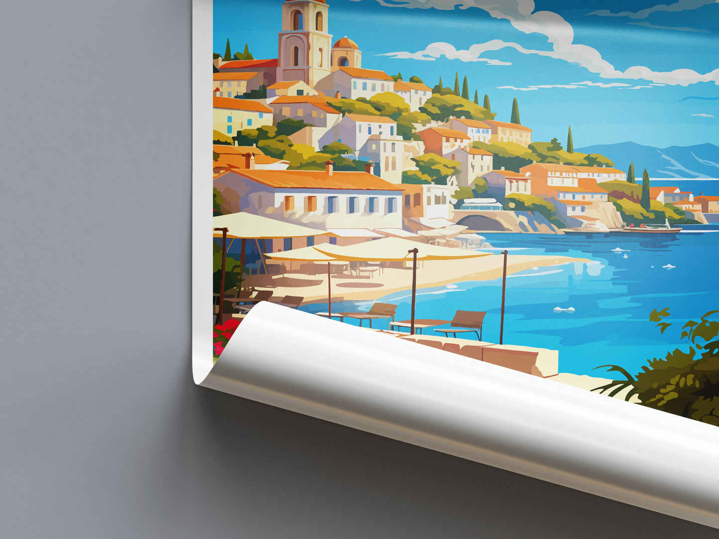 Skiathos Greece Travel Poster