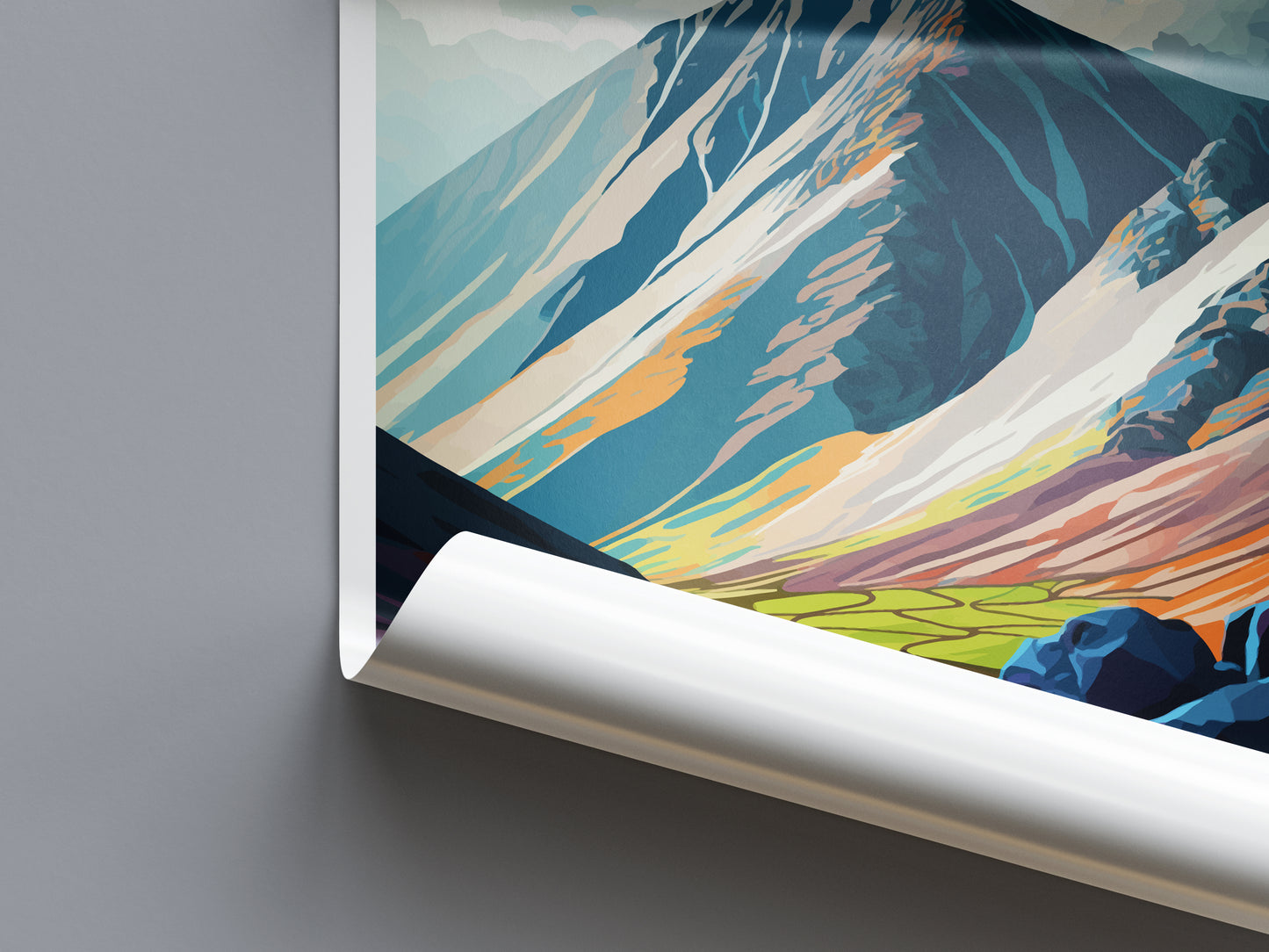 Ben Nevis Scotland Travel Poster