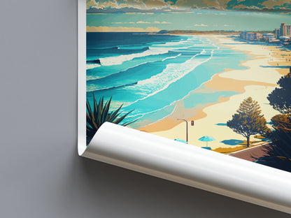 Sunshine Coast Australia Travel Poster