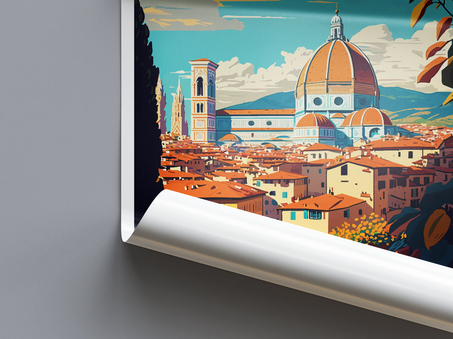 Florence Italy Travel Poster