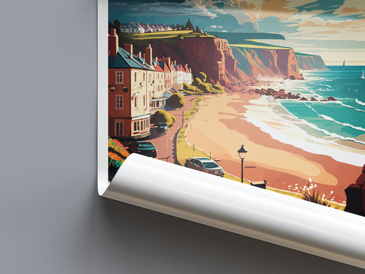 Sidmouth England Travel Poster