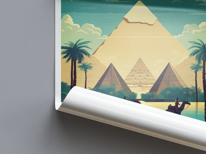 Cairo Egypt Travel Poster