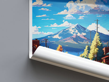 Flagstaff USA Travel Poster