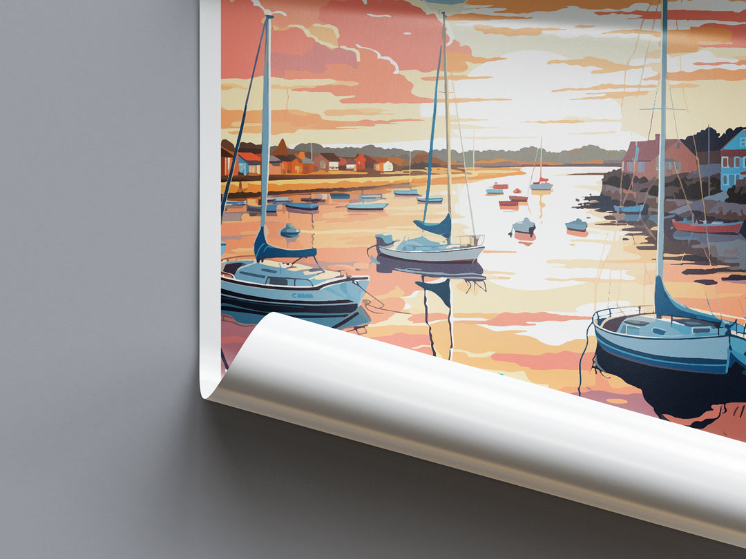 Poole Harbour England Travel Poster
