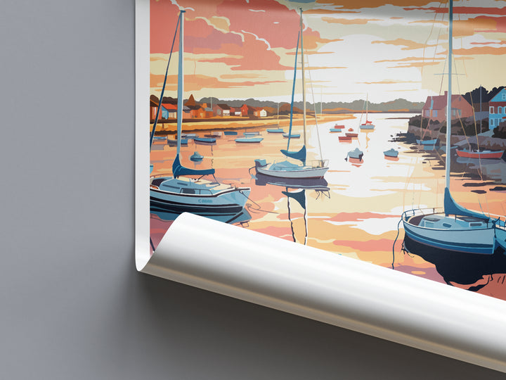Poole Harbour England Travel Poster