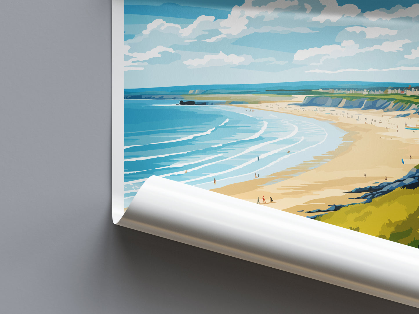 Portstewart England Travel Poster