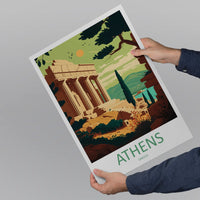 Athens Travel Print Athens Home Décor Greece Art Print Athens Greece Room Print For Acropolis Gift Art Poster Wall Art Gift