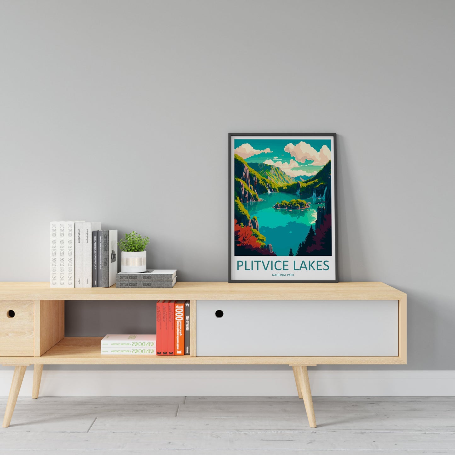 Plitvice Lake National Park Travel Print Plitvice Park Home Décor Croatia Art Print Plitvice Lake Wall Print For Croatia National Park Gift