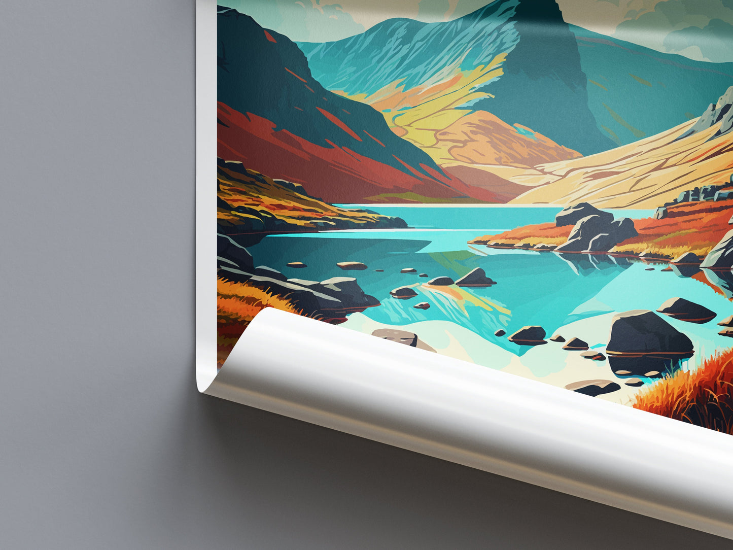 Snowdonia Print Snowdonia Home Decor Landscape Art Print Snowdonia Wall Art for Nature Enthusiast Gift Wall Hanging Snowdonia Wales Wall Art