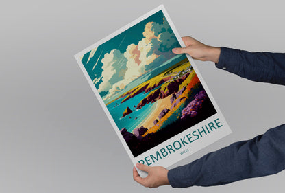 Pembrokeshire Print Pembrokeshire Home Decor Landscape Art Print Pembrokeshire Wall Art Nature Enthusiast Gift Wall Hanging Pembrokeshire