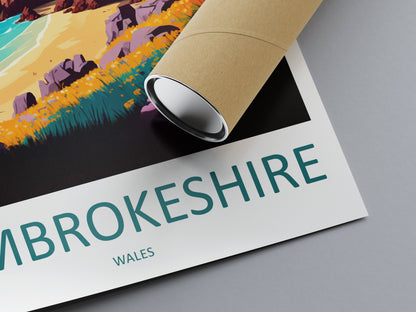 Pembrokeshire Print Pembrokeshire Home Decor Landscape Art Print Pembrokeshire Wall Art Nature Enthusiast Gift Wall Hanging Pembrokeshire