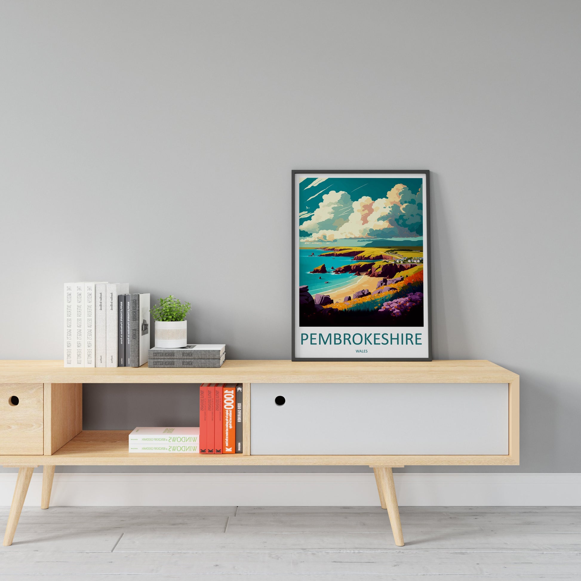 Pembrokeshire Print Pembrokeshire Home Decor Landscape Art Print Pembrokeshire Wall Art Nature Enthusiast Gift Wall Hanging Pembrokeshire